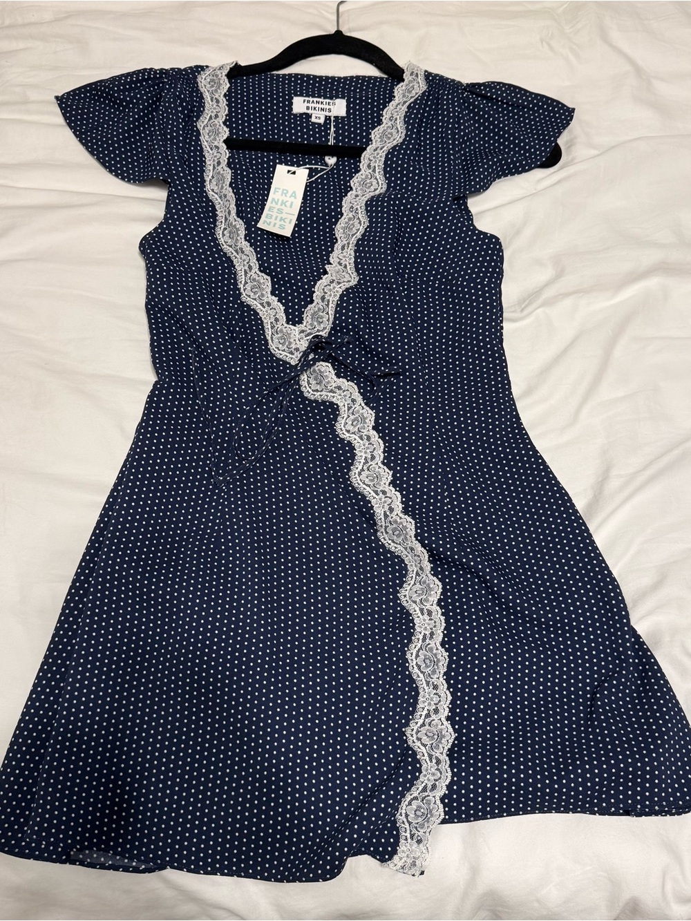 Frankie’s Bikini Lucy Wrap Mini Dress - Picture 2 of 3